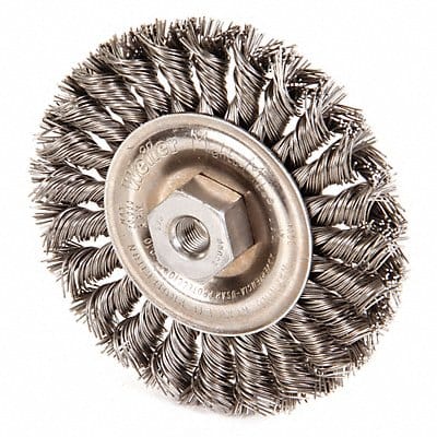 Twist Wire Wheel Brush Threaded Arbor