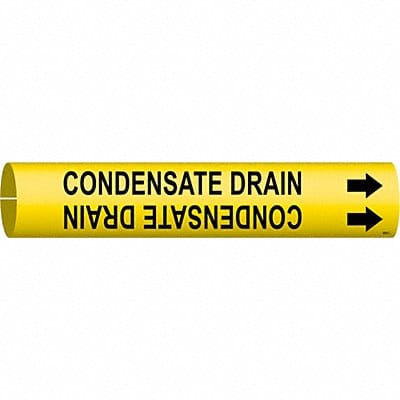 Pipe Marker Condensate Drain 2in H 2in W