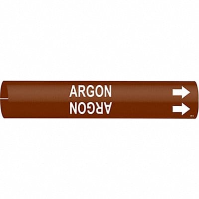 Pipe Marker Argon 13/16 in H 4/5 in W