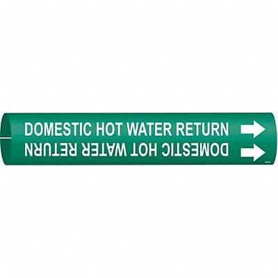 Pipe Marker Domestic Hot Water Return