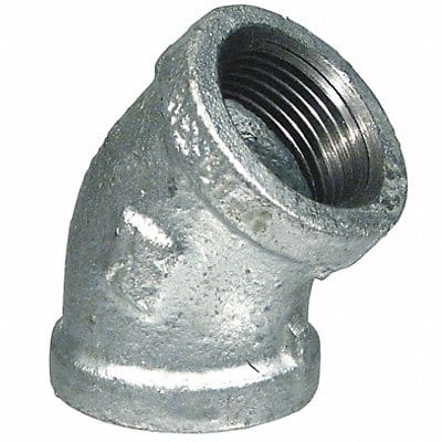 45 Elbow Malleable Iron 1/2 in NPT