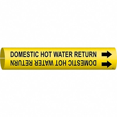 Pipe Marker Domestic Hot Water Return