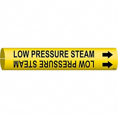 Pipe Marker Low Pressure Steam 7/8in H