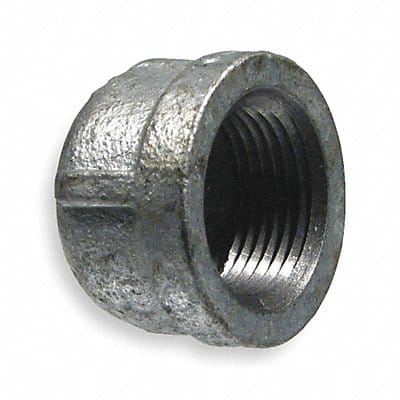 Round Cap Malleable Iron 1/4 in NPT