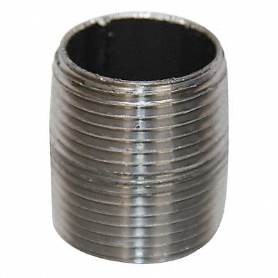 Black Close Pipe Nipple Threaded 3/4