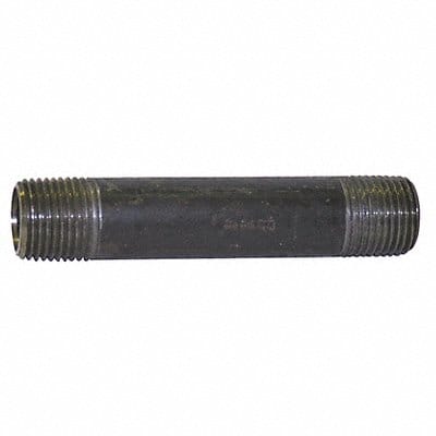 Black Pipe Nipple Threaded 1-1/4x10