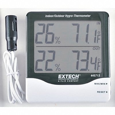 In/Out Digital Hygrometer 14 to 140 F