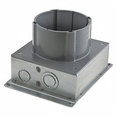 Floor Box PVC and Steel 175.7 cu in.