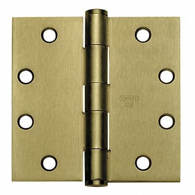 Template Hinge Concealed Bright Brass