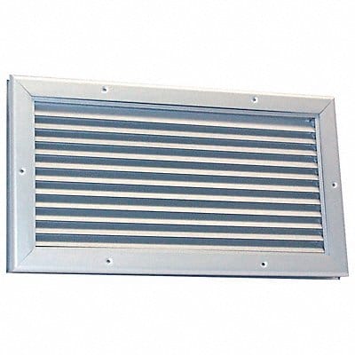 Door Louver 12-1/8 H 22-1/4 W Aluminum