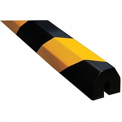 Corner Guard 40 Hx1-1/2 W Black/Yellow