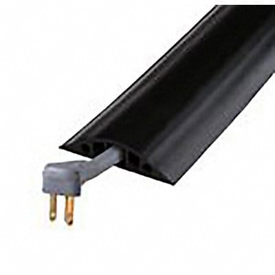 Cable Protector 3 Channels Black 10ft. L