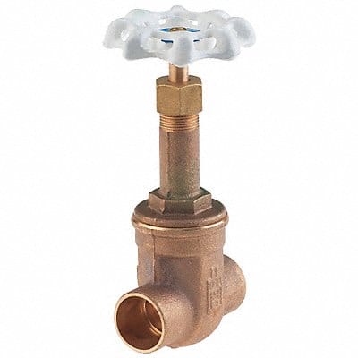 Gate Valve 1-1/2 in Solder Bronze