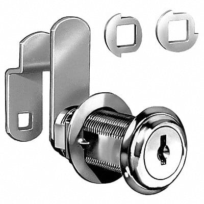 Cam Lock For Thickness 1 1/8 in Nickel