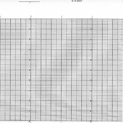 Strip Chart Fanfold Range 0 to 100 99 Ft