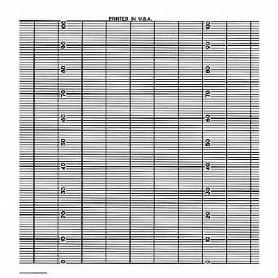 Strip Chart Fanfold Range 0 to 100 26 Ft