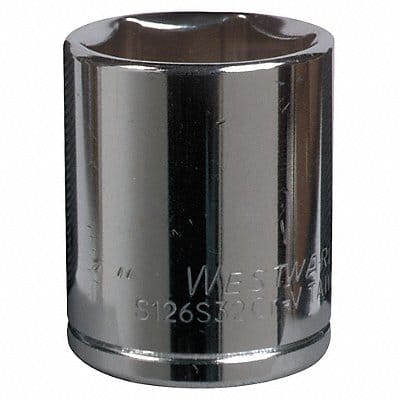 Socket Steel Chrome 20 mm