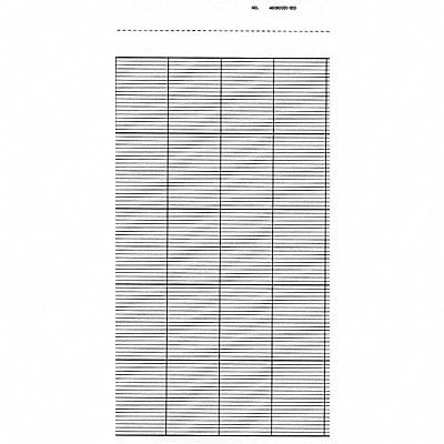 Strip Chart Fanfold Range None 115 Ft