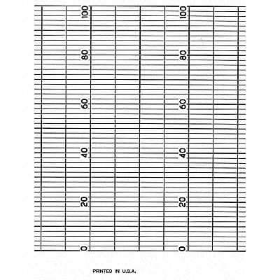 Strip Chart Fanfold Range 0 to 100 52 Ft