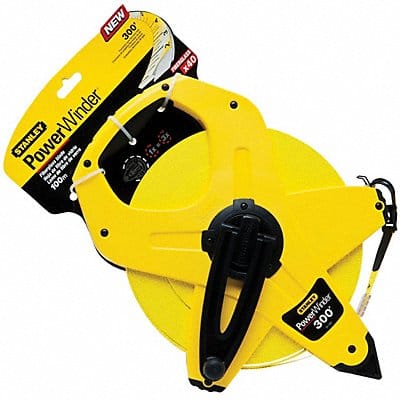 Tape Measure 1/2 Inx300 ft Yellow/Black