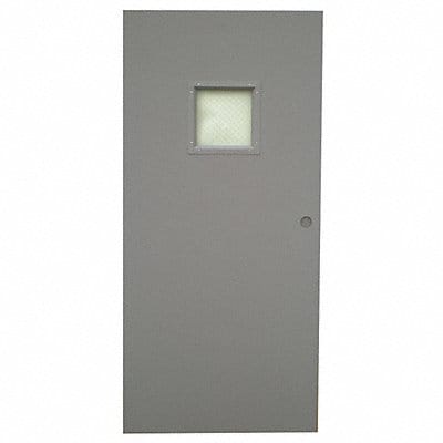 D3681 Metal Door With Glass Type 1 80 x 30 In