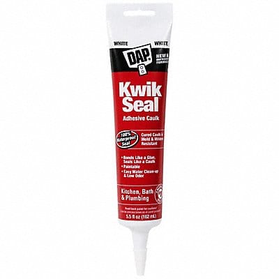 D9107 Acrylic Latex Caulk White Kwik Seal