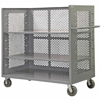 Stock Cart With 3-Sides 36 in L Steel