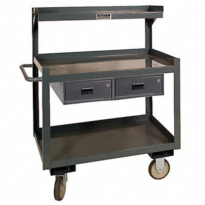 Mobile Wrkstion Steel 30 L 24 W 3 Shelf