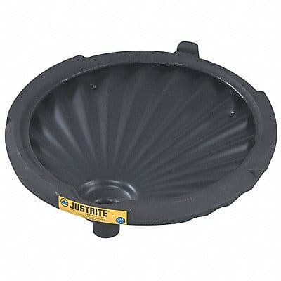 Drum Funnel Black PE Unthreaded