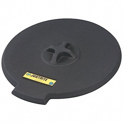 Drum Funnel Cover Black H3.25xL9xW9 in