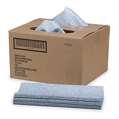 Dry Wipe 11-1/2 x 16-1/2 Blue PK6