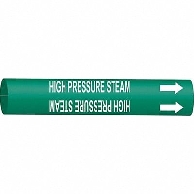 Pipe Mrkr High Prssre Steam 8in H 16in W