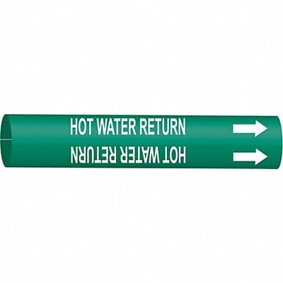 Pipe Mrkr Hot Water Return 10in H 24in W