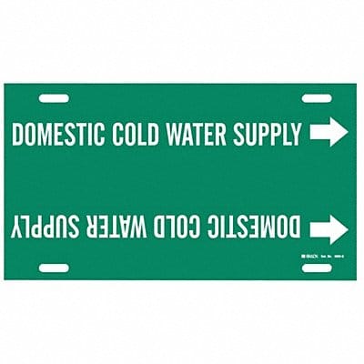 Pipe Marker Domestic Cold Water Supply