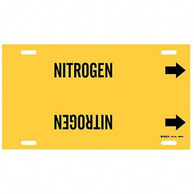 Pipe Marker Nitrogen 10 in H 24 in W