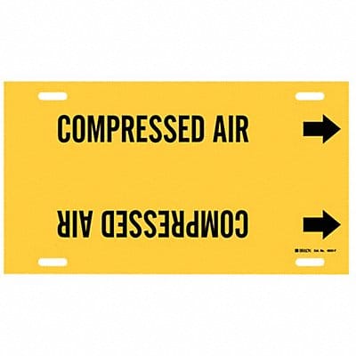 Pipe Marker Compressed Air 8in H 16in W