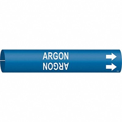 Pipe Marker Argon 2 13/16in H 2 4/5in W