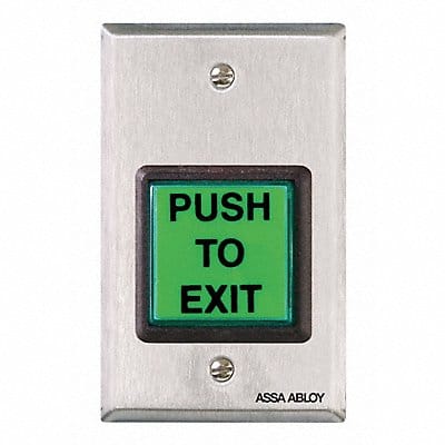 Push to Exit Button Emergency