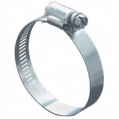 Worm Gear Hose Clamp 1/2 W 1/2 ID PK10