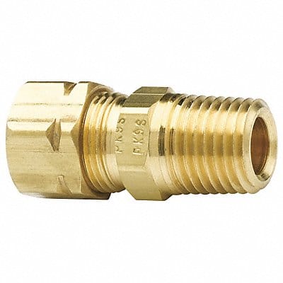 Connector LL Brass CompxM 3/8Inx1/4In