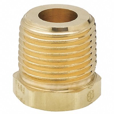 Hex Bushing Brass 3/8 x 1/8 in NPT