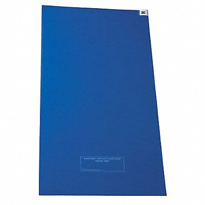 D5737 Tacky Mat Blue 18 x 45 In PK4