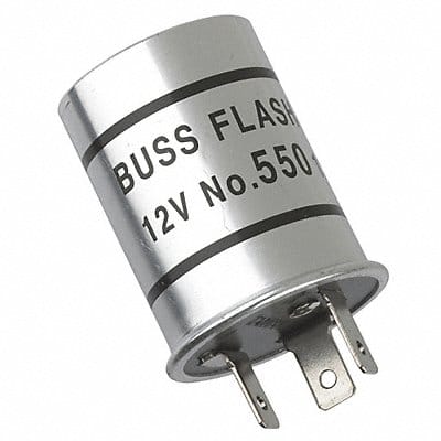 Automotive Flasher 12V Silver