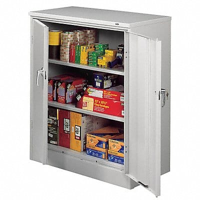 Storage Cabinet 42 x36 x24 LtGry 2Shlv