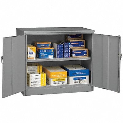 Storage Cabinet 42 x48 x24 MdGry 2Shlv