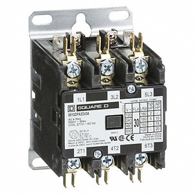 H2654 DefPurposeMagContactor 277VAC 3P 30A