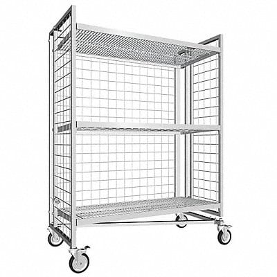 Nesting Wire Cart 21 in W 45-1/2 in L