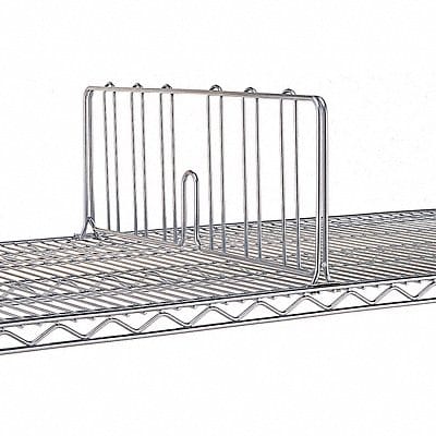 Shelf Divider 2inx8inx18in Steel PK6