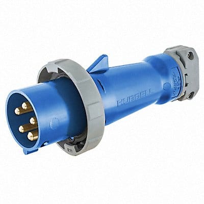 IEC Pin and Sleeve Plug 20 A Blue 4Pl