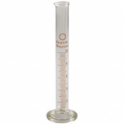 Graduated Cylinder 10 mL 15 mm Dia PK12